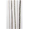 Image 1 : LOT OF (5) STERLING BRACELETS WITH DIFF DESIGNS
