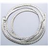 Image 1 : LONG STELRING NECKLACE/CHAIN MARKED "AR"