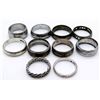 Image 1 : 10-ANTIQUE STERLING RINGS ALL HAVE