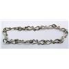 Image 1 : GORGEOUS STERLING BRACELET WITH SCROLL