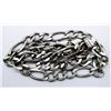Image 1 : MENS STERLING NECKLACE/CHAIN WITH LINKED