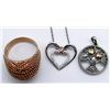 Image 1 : STERLING NECKLACE WITH CIRCLE OF LIFE PENDANT