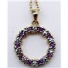 Image 1 : STERLING NECKLAEC WITH CIRCULAR PENDANT