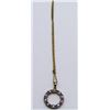 Image 2 : STERLING NECKLAEC WITH CIRCULAR PENDANT