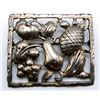 Image 1 : ANTIQUE STERLING GARDEN THEMED BROOCH