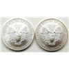 Image 2 : 2003 & 1998 AMERICAN SILVER EAGLES
