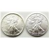 Image 1 : 1993 & 2018 AMERICAN SILVER EAGLES
