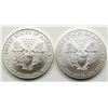 Image 2 : 1993 & 2018 AMERICAN SILVER EAGLES