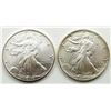 Image 1 : 1991 & 2004 AMERICAN SILVER EAGLES