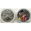 Image 1 : 1996 & 1999 AMERICAN SILVER EAGLES