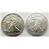Image 1 : 1989 & 1996 AMERICAN SILVER EAGLES