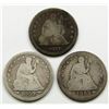 Image 1 : 3-SEATED QTRS: 1853 RAYS/ARROWS,