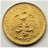 Image 2 : 1945 GOLD MEXICAN 2 PESO UNC