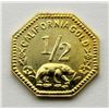 Image 2 : 1855 1/2 FRACTIONAL CALIFORNIA GOLD OCTAGON