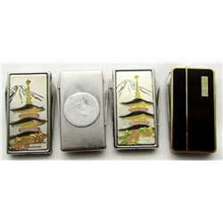 4 VINTAGE MONEY CLIP POCKET KNIVES. 2