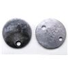 Image 2 : WWI US SOLDIERS DOG TAGS - MATCHING PAIR