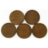 Image 2 : 5 LINCOLN WHEAT CENTS BETTER DATES