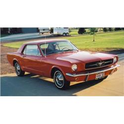1964 ½ FORD MUSTANG, RED, 5F07D194479, 289, C4 AUTO., I