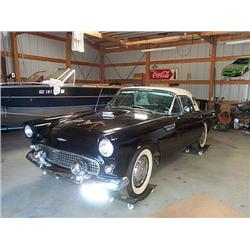 1956 FORD THUNDERBIRD CONVERTIBLE, P6FH267732, BLACK WI