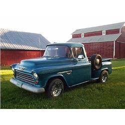 1955 CHEVROLET ½,TON PICKUP, STEPSIDE, SHORTBOX, 3100,