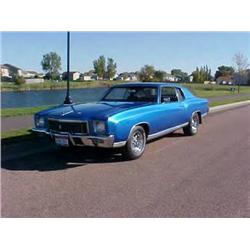 1971 CHEVROLET MONTE CARLO, "BUILT" 350- AT TRANS, EDEL