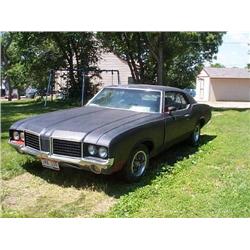 1972 CUTLASS SUPREME 2DR HT, 455 ROCKET, WITH B&M SLAP