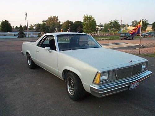 1980 Chevrolet El Camino Rare 3spd Floor Shift