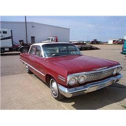 1963 CHEFVROLET IMPALA, 4DR SEDAN, NICE DRIVER, 6CYL-23