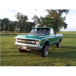 1969 CHEVROLET CUSTOM 10 PICKUP 4X4, CE149J823006, 350 