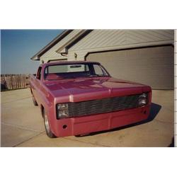 1977 CHEVROLET SHORTBOX-CHOPPED PICKUP, MILD CUSTOM, RE