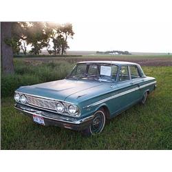 1964 FORD FAIRLANE 500, 4F42F206806, 260 6CYLLINDER, 3S