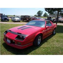 1988 CHEVROLET IROC CAMARO, RED, 350  TUNED IMPORT FUEL