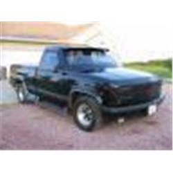 1990 CHEVROLET PICKUP, 4S4 SS, 1 OWNER, BLACK, CLEAN, L