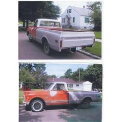 1969 CHEVROLET CUSTOM 10 PICKUP, 2WD, STARTED PROJECT, 