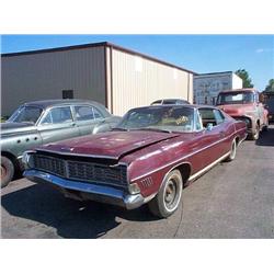 FORD LTD 2DR HT, MAROON, HAS RUST IN BODY AND FRA