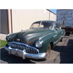 1949 BUICK SUPER 8 2DR HT, GREEN, ORIGINAL, HAS D