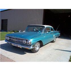 160 CHEVROLET BELAIR, 2DR HT, RUNS AND DRIVES GR