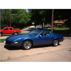 1991 PONTIAC FIREBIRD, BLUE IN COLOR, 46,734 MILE