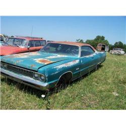 FORD SPORT FURY 2DR HT, AQUA