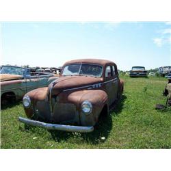 1940 DESOTO 4DR SUICIDE