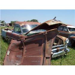 1954 DODGE 4DR, INTERIOR GONE, HAS RUST, COMPLETE
