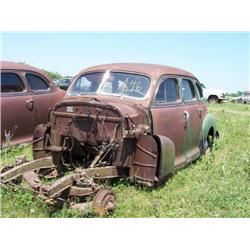 1947 CHEVROLET, 4DR, FRONT LCIP GONE, INTERIOR BA