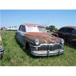 1947 DESOTO 4DR, 5005430, INTERIOR BAD, COMPLETE,