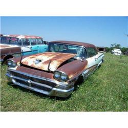 1958 FORD FAIRLANE 2DR HT, WHITE, INTERIOR COMPLE