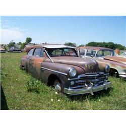 1950 DODGE 2DR, COMPLETE, HAS RUST, INTERIOR BAD,