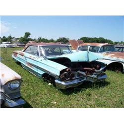 1964 FPRD GALAXIE 500 2DR HT, AWUA, INTERIOR BAD,
