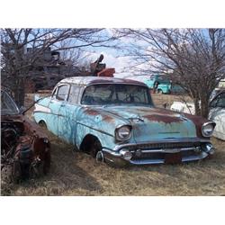 1957 CHEVROLET 2DR POST