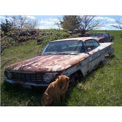 1960 OLDS 2DR HARD TOP PARTS CAR