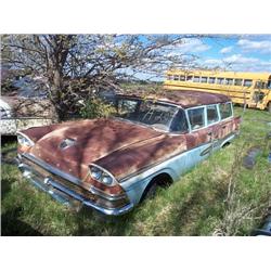 1958 ford country squire sationwagon, the vehicle