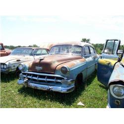 1953 CHEVROLET BELAIR, 4DR POST, COMPLETE, INTERI
